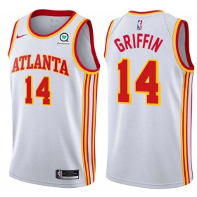 Dres Atlanta Hawks AJ Griffin 14 Nike 2022-23 Association Edition Bijela Swingman